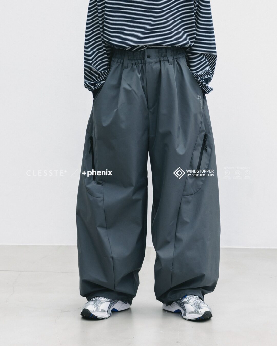 CLESSTE × Plus Phenix 2026 SS 別注 “GORE-TEX WINDSTOPPER LABS TECH MASSIVE TWISTED PANTS”が1/10 発売 (クレスト プラスフェニックス ゴアテックス ウィンドストッパー パンツ)