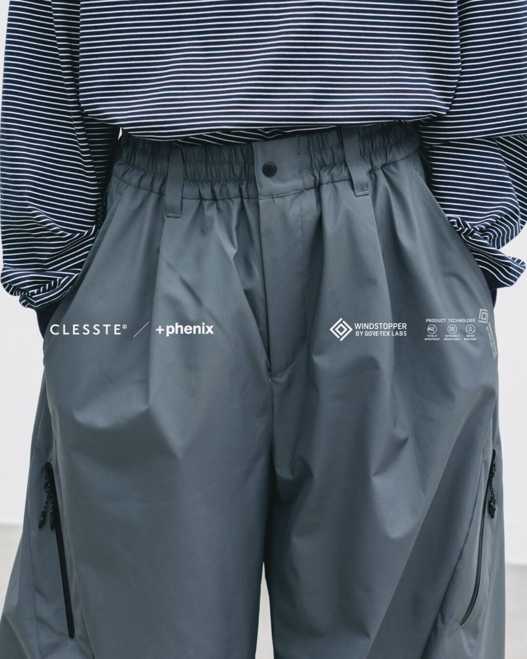 CLESSTE × Plus Phenix 2026 SS 別注 “GORE-TEX WINDSTOPPER LABS TECH MASSIVE TWISTED PANTS”が1/10 発売 (クレスト プラスフェニックス ゴアテックス ウィンドストッパー パンツ)