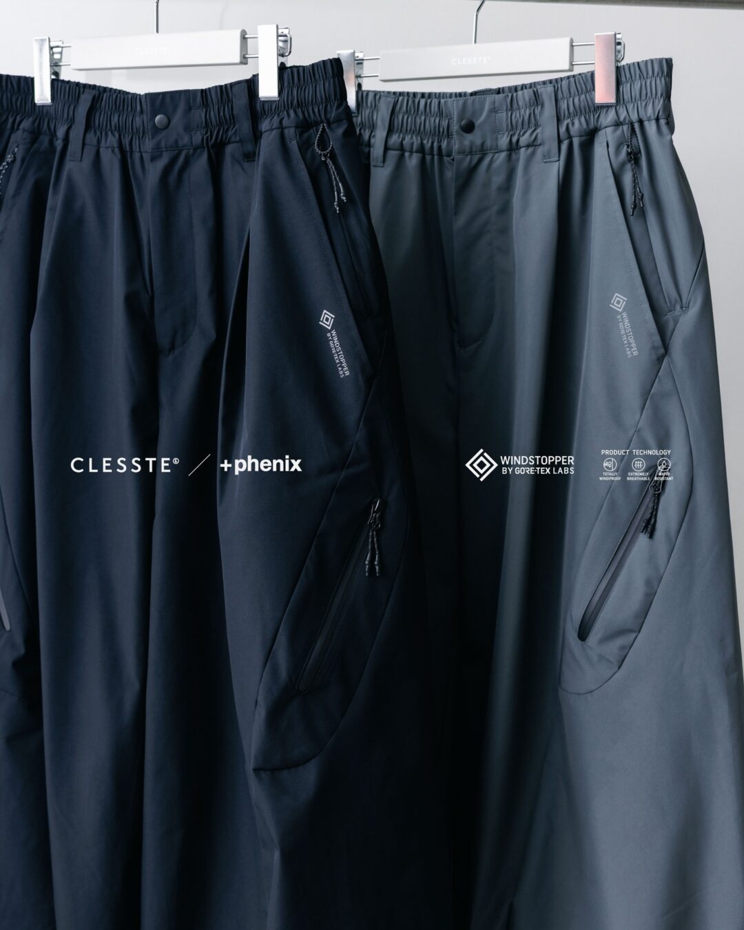 CLESSTE × Plus Phenix 2026 SS 別注 “GORE-TEX WINDSTOPPER LABS TECH MASSIVE TWISTED PANTS”が1/10 発売 (クレスト プラスフェニックス ゴアテックス ウィンドストッパー パンツ)