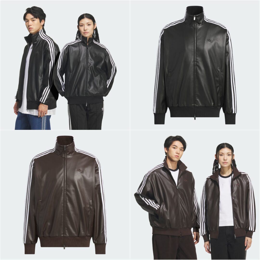 【2026年 1/16 発売】adidas Originals Pleather 3S Track Top (アディダス オリジナルス プレザー 3S トラックトップ) [KQ5472/KQ5473]