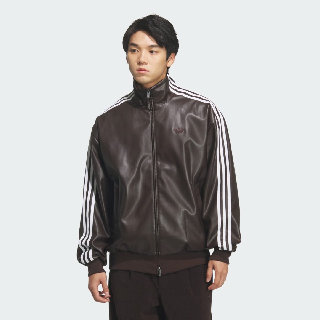 【2026年 1/16 発売】adidas Originals Pleather 3S Track Top (アディダス オリジナルス プレザー 3S トラックトップ) [KQ5472/KQ5473]