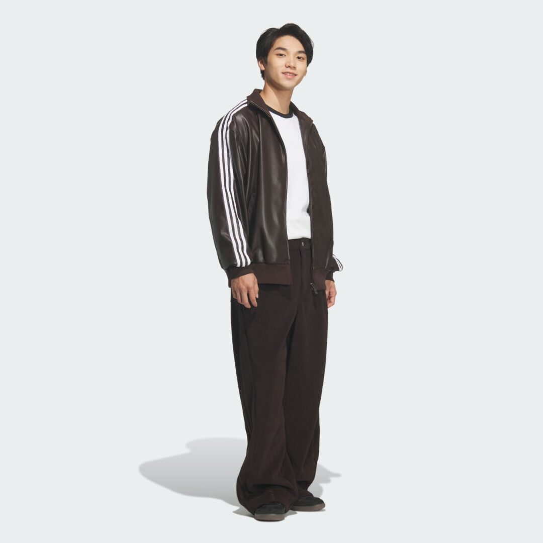 【2026年 1/16 発売】adidas Originals Pleather 3S Track Top (アディダス オリジナルス プレザー 3S トラックトップ) [KQ5472/KQ5473]