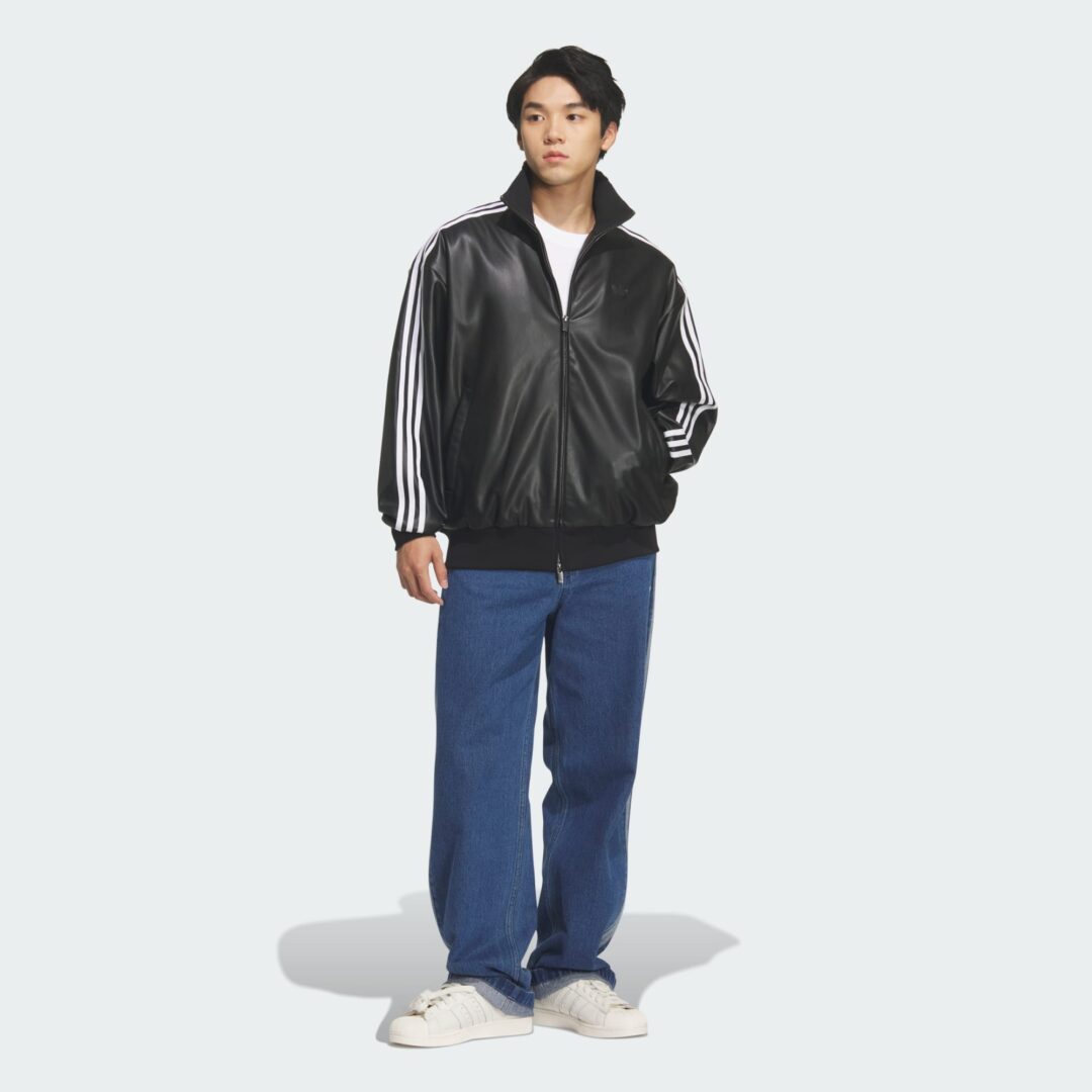 【2026年 1/16 発売】adidas Originals Pleather 3S Track Top (アディダス オリジナルス プレザー 3S トラックトップ) [KQ5472/KQ5473]