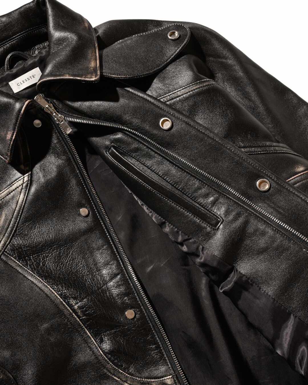 CLESSTE 2026 SS “VINTAGE SHEEP LEATHER FUTURE JACKET & EFFECT BAKER PANTS”が1/21 発売 (クレスト ビンテージ レザー ジャケット パンツ)