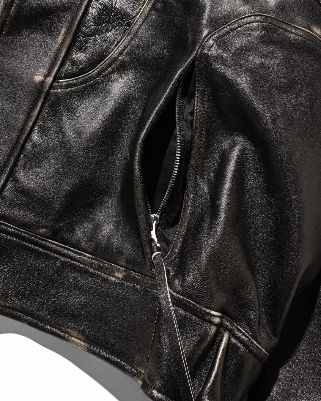 CLESSTE 2026 SS “VINTAGE SHEEP LEATHER FUTURE JACKET & EFFECT BAKER PANTS”が1/21 発売 (クレスト ビンテージ レザー ジャケット パンツ)