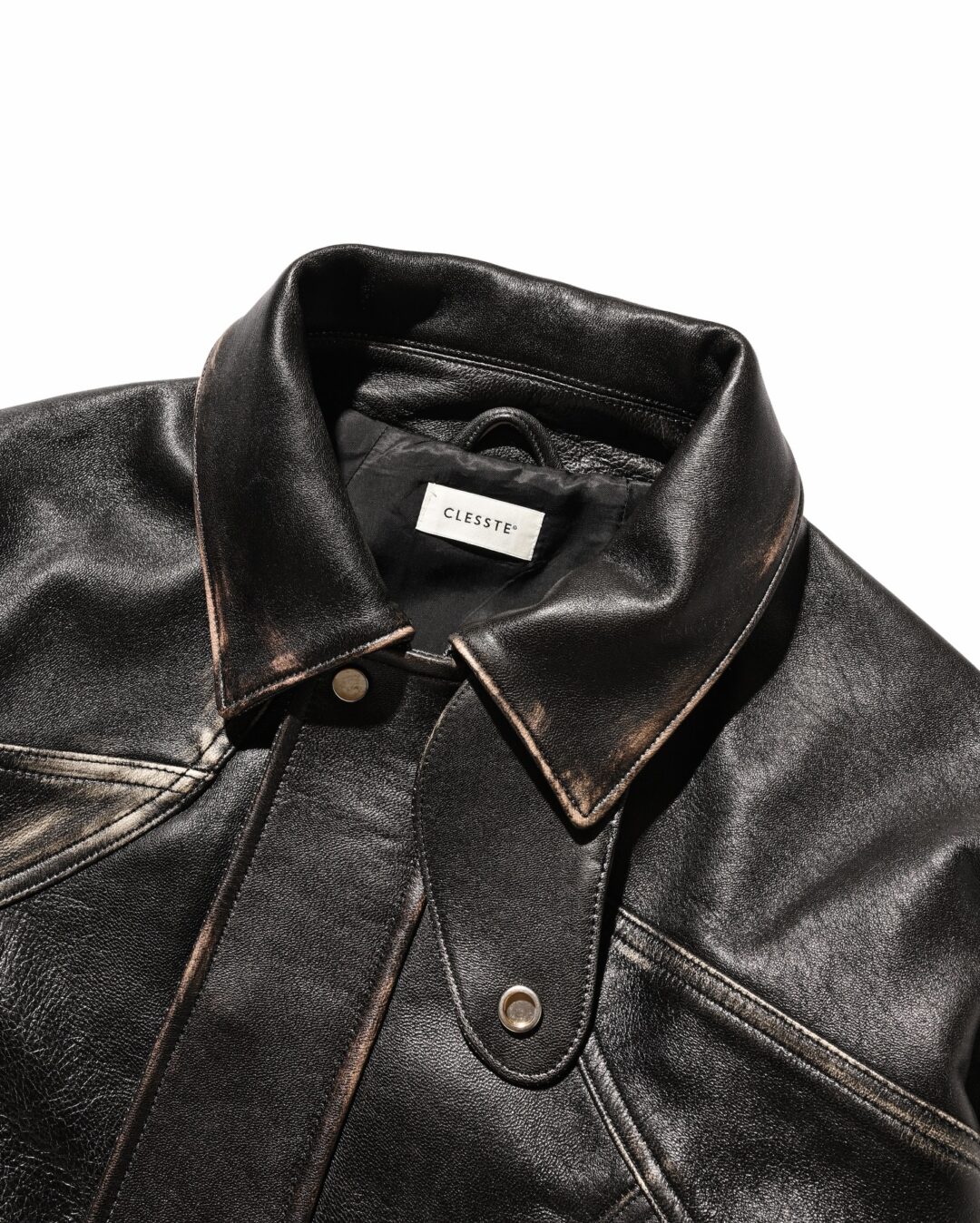 CLESSTE 2026 SS “VINTAGE SHEEP LEATHER FUTURE JACKET & EFFECT BAKER PANTS”が1/21 発売 (クレスト ビンテージ レザー ジャケット パンツ)