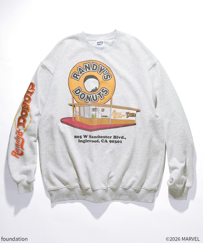 アイアンマン × フリークスストア × ランディーズドーナツ コラボアイテムが2026年 1/23 発売 (IRONMAN FREAK’S STORE Randy’s Donuts)