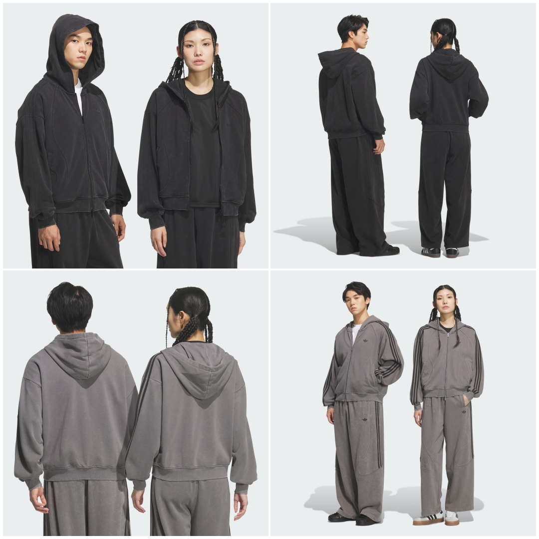 アディダスからソフトで快適なフレンチテリー生地の"TG FZ HOODY & SWEAT PANTS"が2026年 2/1 発売 (adidas Originals フーディ スウェット パンツ) [KQ5524/KQ5525/KQ5528/KQ5529]