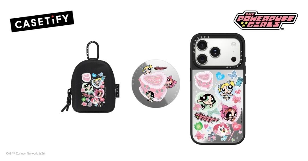 The PowerPuff Girls × CASETiFY コラボが2026年 1/16 発売 (ケースティファイ パワーパフ ガールズ)