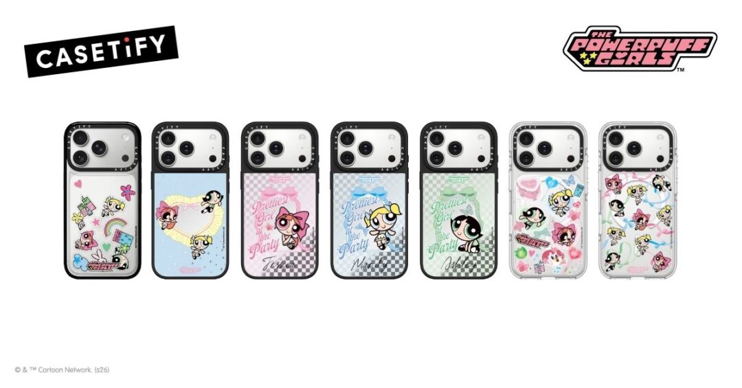 The PowerPuff Girls × CASETiFY コラボが2026年 1/16 発売 (ケースティファイ パワーパフ ガールズ)
