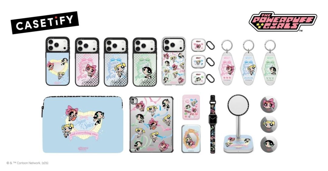 The PowerPuff Girls × CASETiFY コラボが2026年 1/16 発売 (ケースティファイ パワーパフ ガールズ)