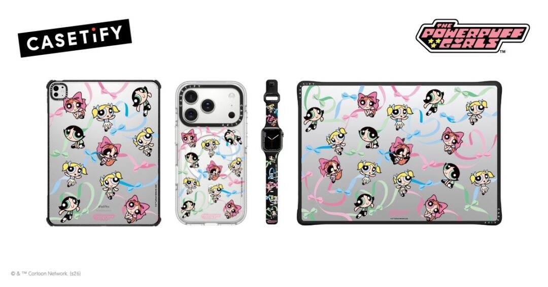 The PowerPuff Girls × CASETiFY コラボが2026年 1/16 発売 (ケースティファイ パワーパフ ガールズ)