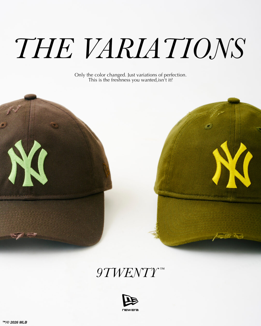 New Era THE STAND FOOL SO GOOD(S) “THE VARIATIONS?” 9TWENTY 2026 SS コラボが1月下旬 発売 (ニューエラ ジャーナルスタンダード)
