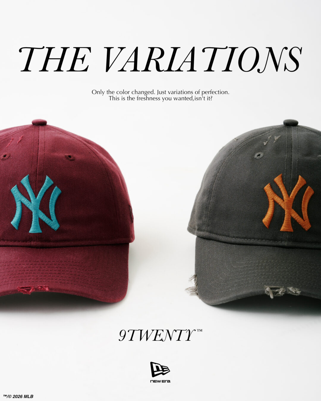 New Era THE STAND FOOL SO GOOD(S) “THE VARIATIONS?” 9TWENTY 2026 SS コラボが1月下旬 発売 (ニューエラ ジャーナルスタンダード)