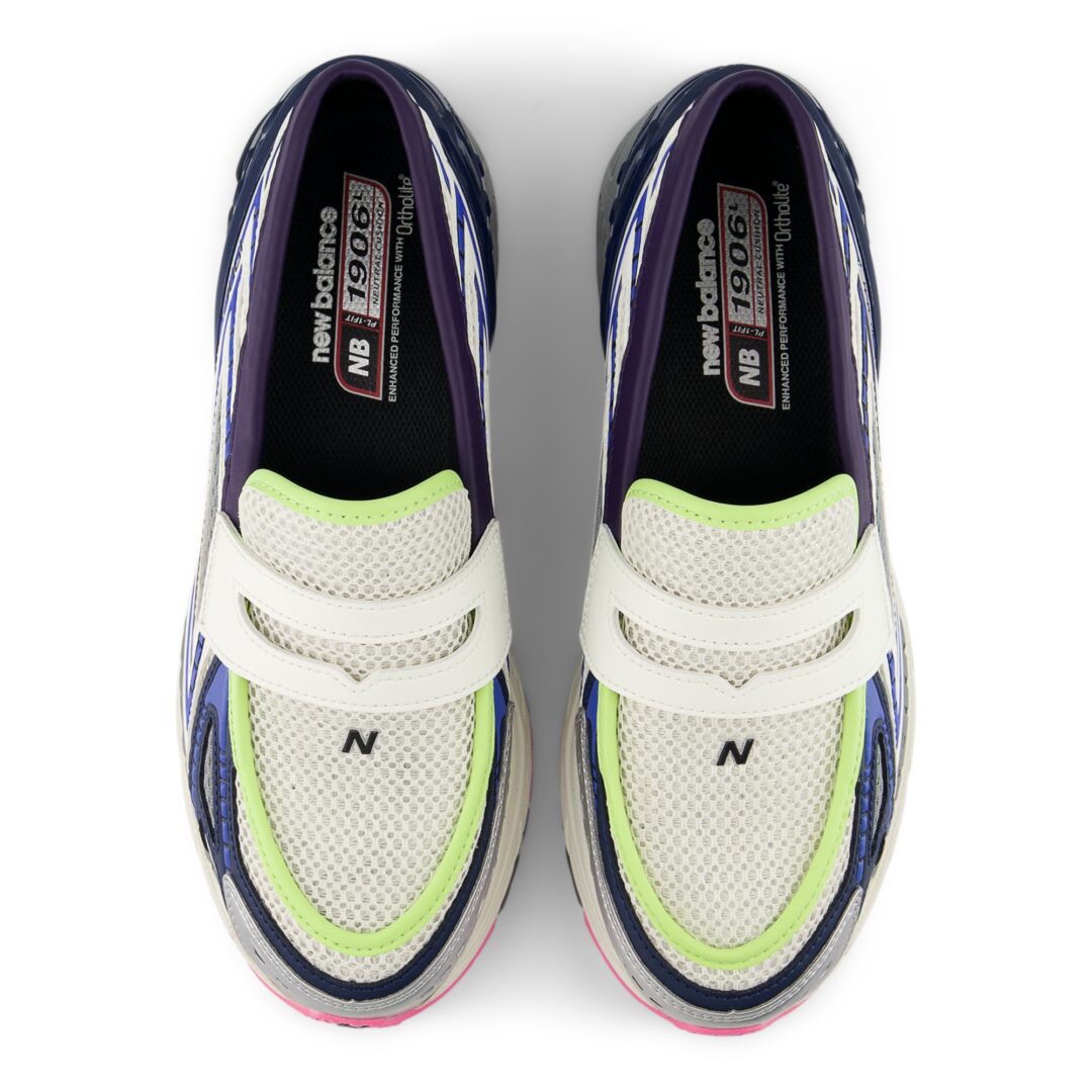 【2026年 2/4 発売予定】New Balance U1906 67K Loafer “Silver Metallic/NB Navy/Pink Heat” (ニューバランス ローファー) [U190667K]