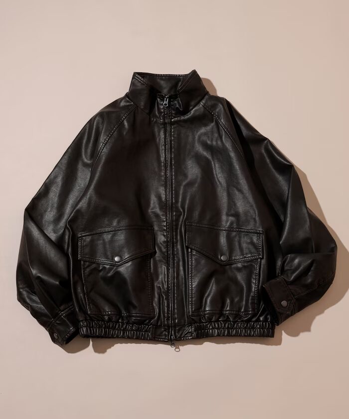 FREAK’S STORE 2026 SS “ウォッシュ加工 レザレッド スタンドカラー ジップアップ ショートブルゾン”が発売 (フリークスストア)