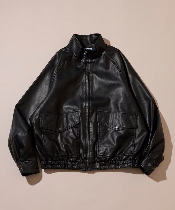 FREAK’S STORE 2026 SS “ウォッシュ加工 レザレッド スタンドカラー ジップアップ ショートブルゾン”が発売 (フリークスストア)