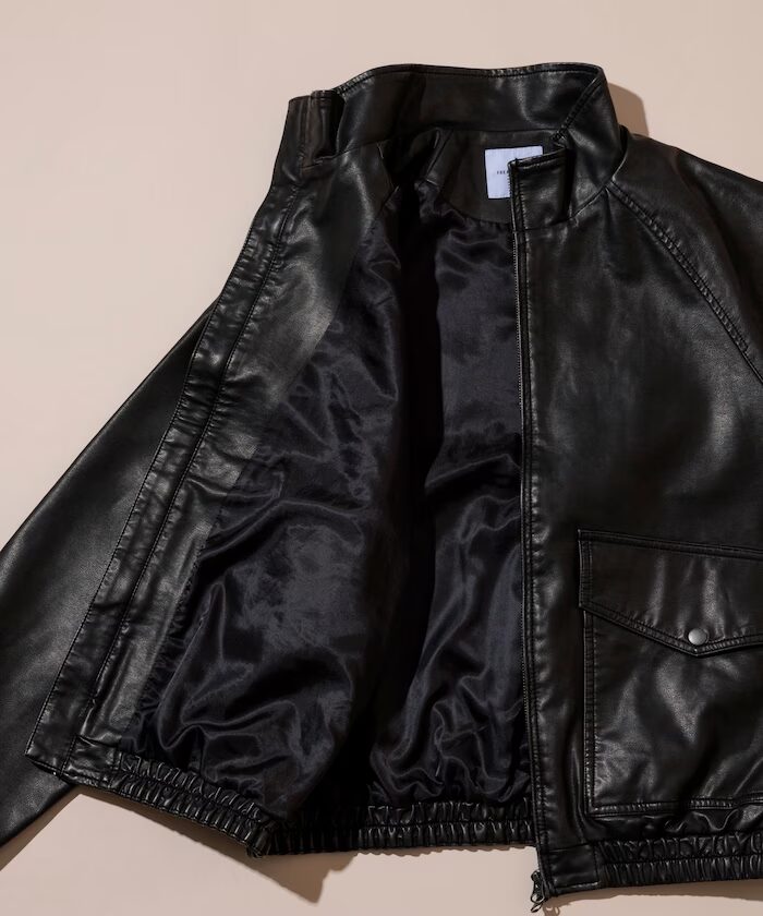 FREAK’S STORE 2026 SS “ウォッシュ加工 レザレッド スタンドカラー ジップアップ ショートブルゾン”が発売 (フリークスストア)