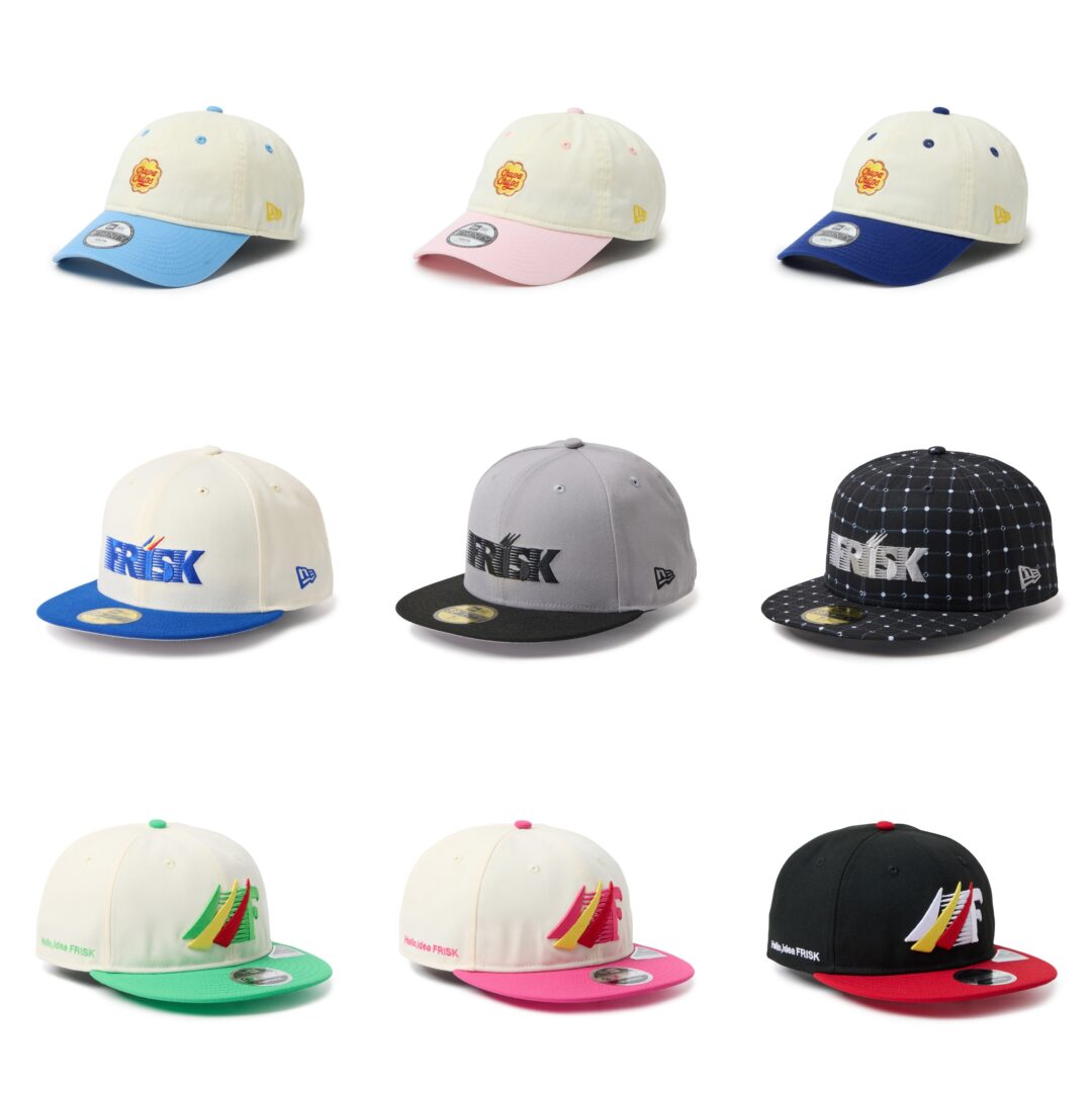 New Era × “メントス & チュッパチャプス & フリクス” コラボ 2026 SSが2/5 発売 (ニューエラ mentos Chupa Chups FRISK)