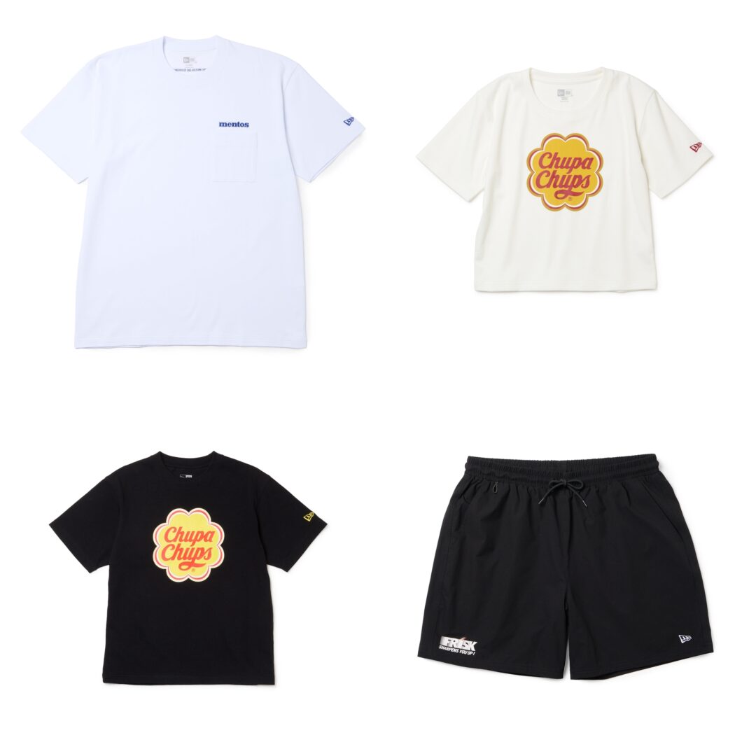 New Era × “メントス & チュッパチャプス & フリクス” コラボ 2026 SSが2/5 発売 (ニューエラ mentos Chupa Chups FRISK)