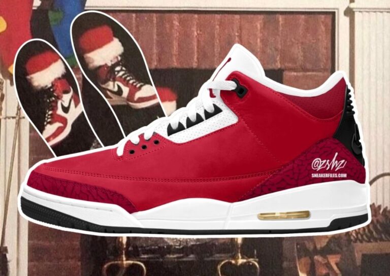2026年 11/21 発売予定】NIKE AIR JORDAN 3 “Santa” (ティヤナ・ナイキ