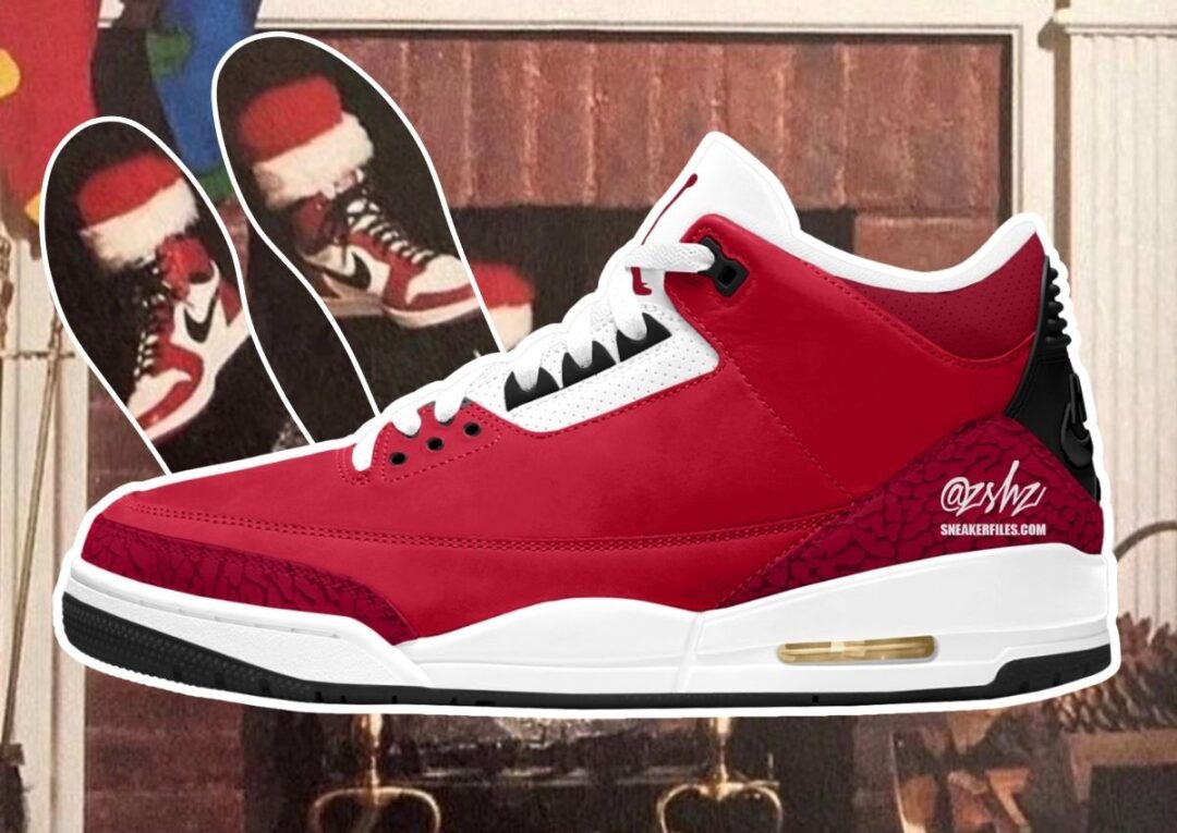 【2026年 11/21 発売予定】NIKE AIR JORDAN 3 “Santa” (ティヤナ・ナイキ エア ジョーダン "サンタクロース") [IF4396-601]