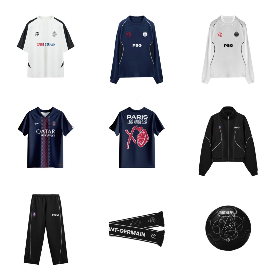 PSG/Paris Saint Germain × The Weeknd率いる「XO」との限定カプセルコレクションが2026年 1/16 発売 (パリ・サンジェルマン ザ・ウィークエンド)