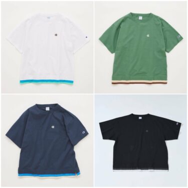 Champion × JOURNAL STANDARD 2026 SS 別注 ”3 レイヤード 半袖 Tシャツ”が4月上旬 発売 (チャンピオン ジャーナルスタンダード)
