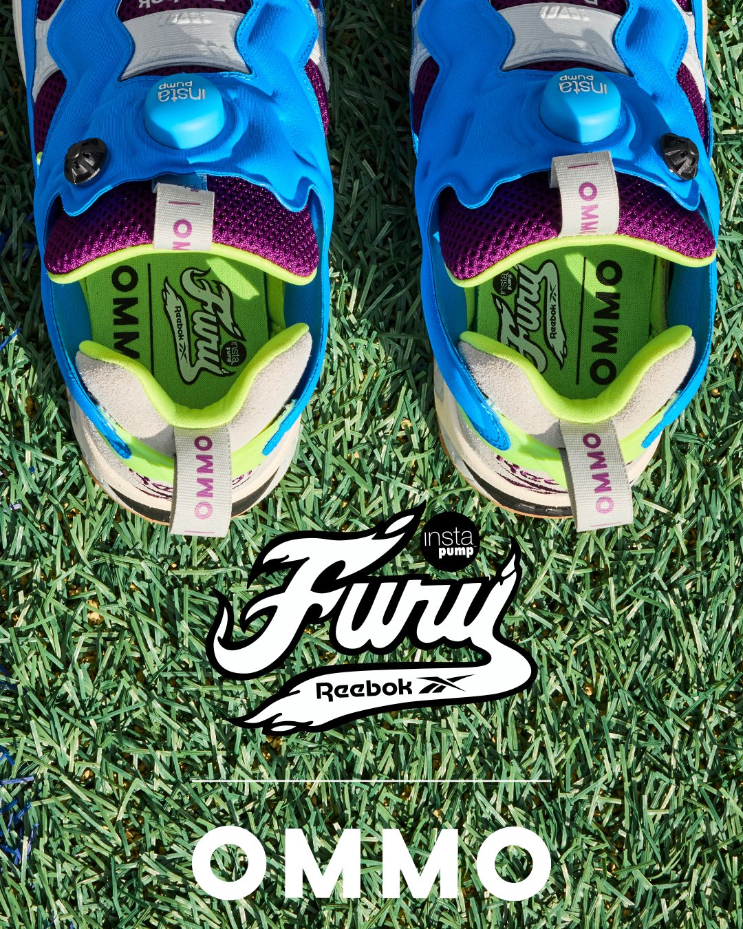 【2026年 3/27 発売】OMMO × REEBOK INSTA PUMP FURY 94 (オーエムエムオー リーボック インスタ ポンプ フューリー)