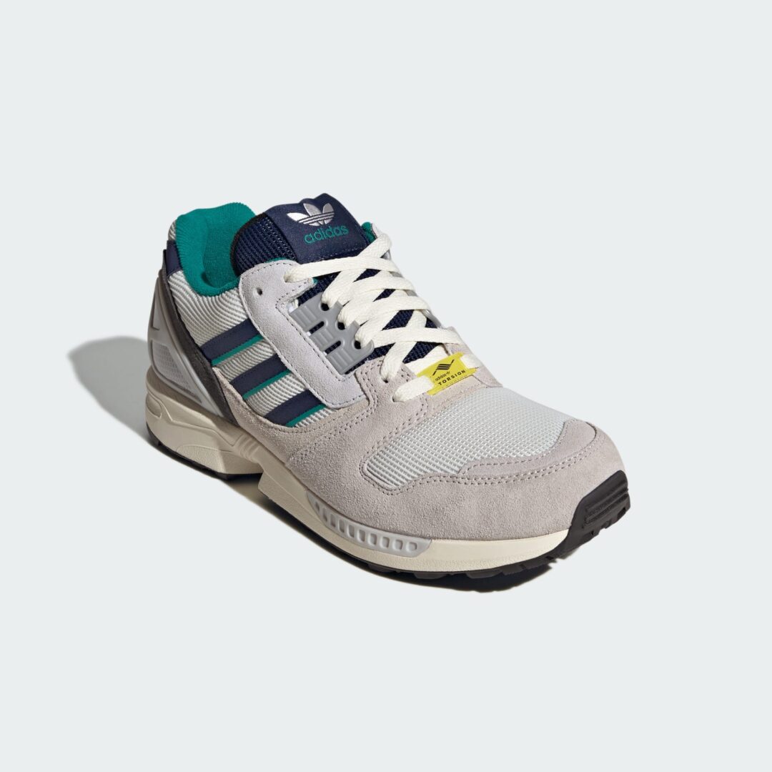 【2026年 1/23 発売】adidas Originals ZX 8000 “Zero Metalic/Dark Blue/Power Green” (アディダス オリジナルス ゼットエックス “メタリック/ブルー/グリーン”) [KI1376]