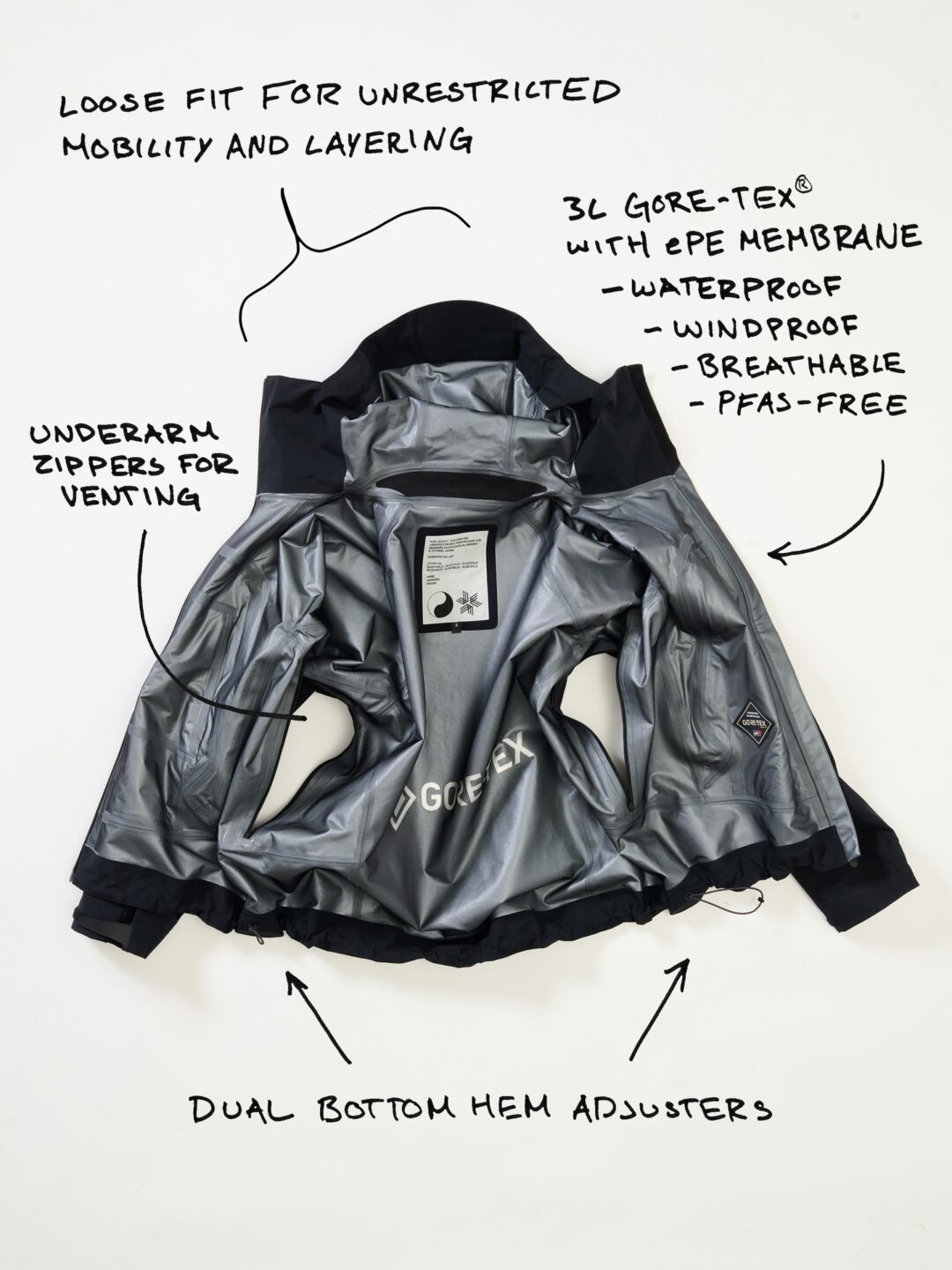 OUR LEGACY WORK SHOP × Goldwin 2026 SS “3L GORE-TEX Jacket & 3L GORE-TEX Bib Pants”が1/9 発売 (アワー レガシー ワーク ショップ ゴールドウィン)