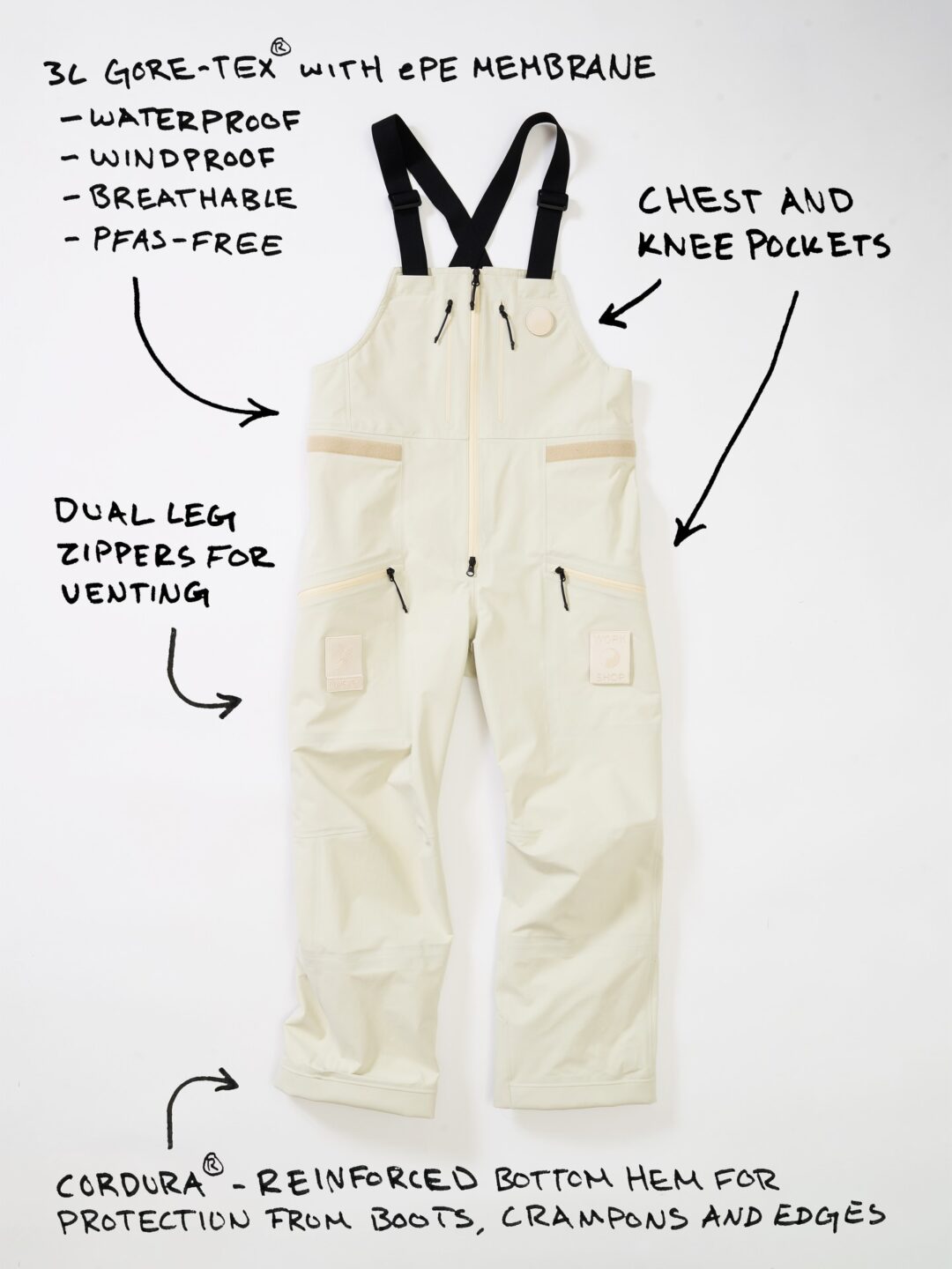 OUR LEGACY WORK SHOP × Goldwin 2026 SS “3L GORE-TEX Jacket & 3L GORE-TEX Bib Pants”が1/9 発売 (アワー レガシー ワーク ショップ ゴールドウィン)