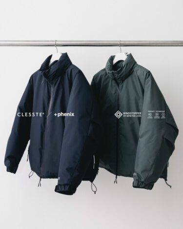 CLESSTE × Plus Phenix 2026 SS 別注 “GORE-TEX WINDSTOPPER LABS CITY HAPPY JACKET”が1/10 発売 (クレスト プラスフェニックス ゴアテックス ウィンドストッパー ジャケット)