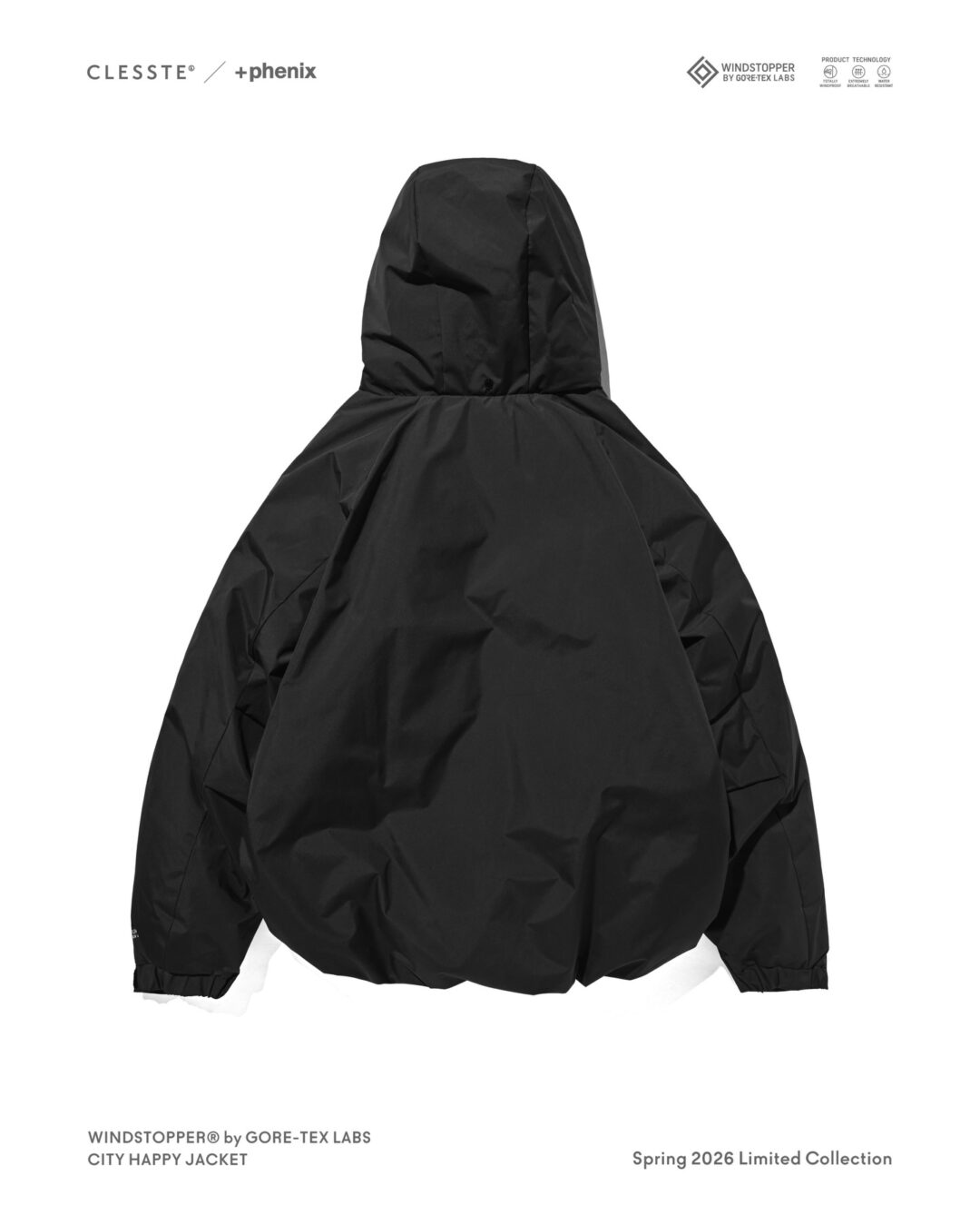 CLESSTE × Plus Phenix 2026 SS 別注 “GORE-TEX WINDSTOPPER LABS CITY HAPPY JACKET”が1/10 発売 (クレスト プラスフェニックス ゴアテックス ウィンドストッパー ジャケット)