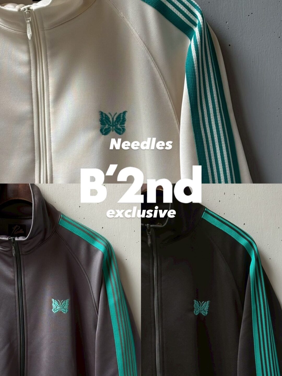 NEEDLES × B'2nd 2026 SS 別注 “Track jkt poly smooth & H.D. Track Pant - Poly Smooth”が登場 (ニードルズ ビーセカンド)