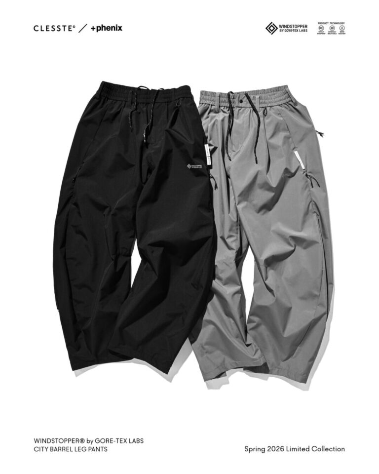 CLESSTE × Plus Phenix 2026 SS 別注 “WINDSTOPPER by GORE-TEX CITY