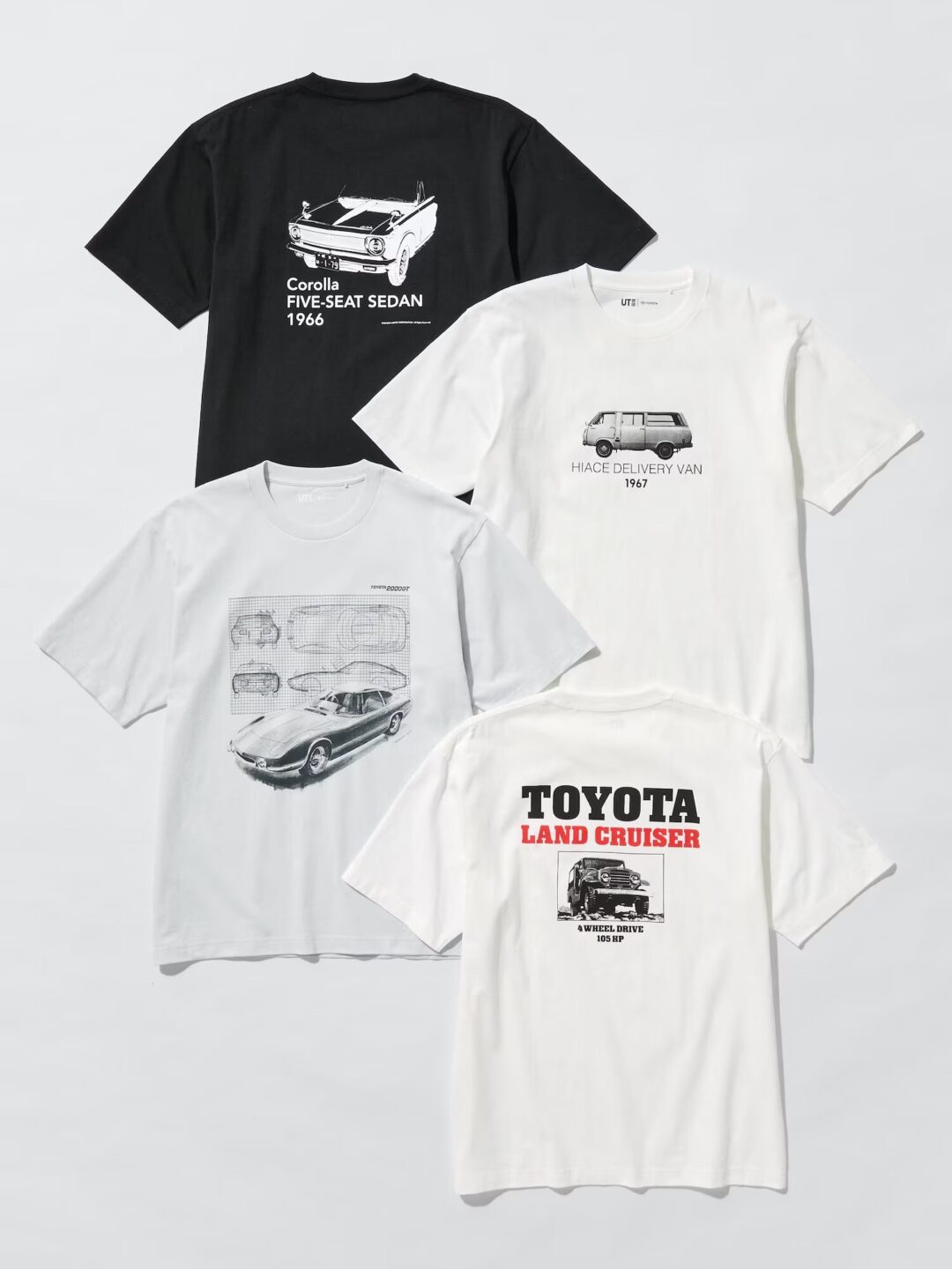 自動車ブランド「TOYOTA」× UNIQLO UT コラボが2026年 4月中旬 発売 (ユニクロ トヨタ)