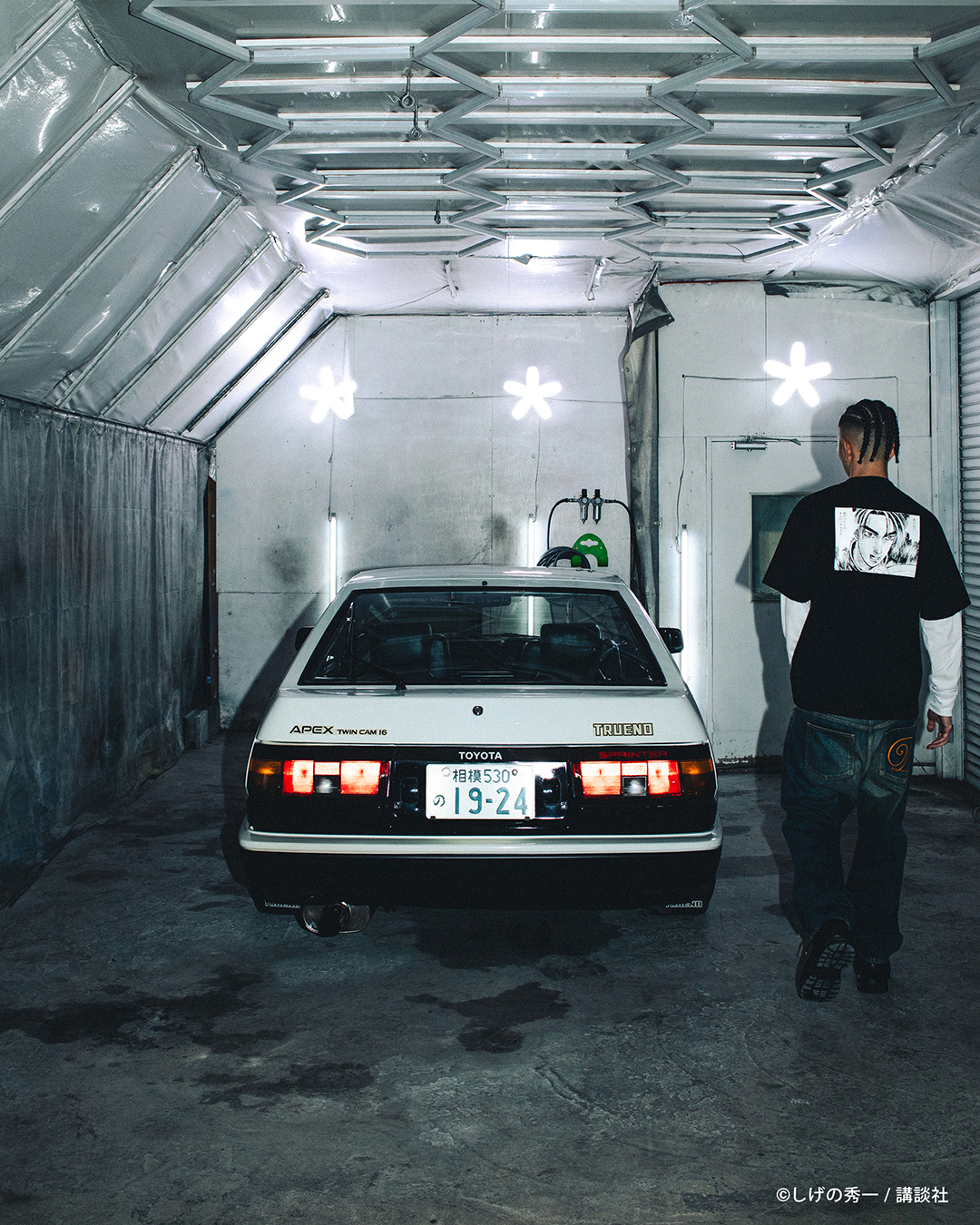 頭文字D × Black Eye Patch コラボアイテムが2026年 1/9~先行発売 (ブラック アイ パッチ INITIAL D)