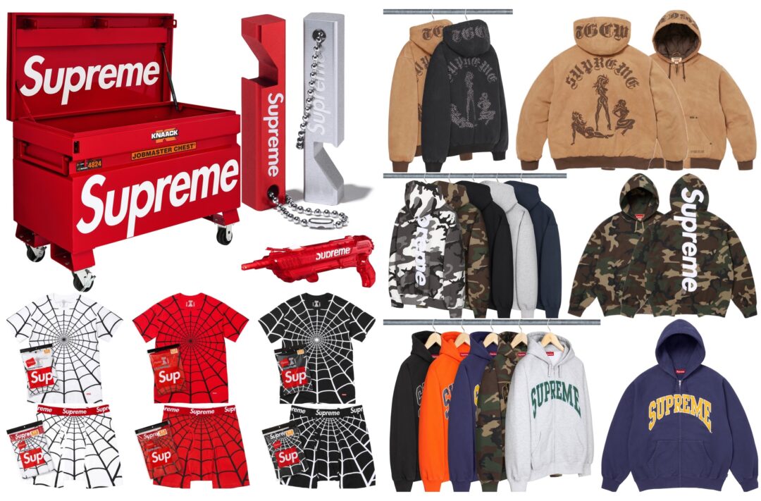 【SUPREME 2026 SS – シュプリーム 2026年 春夏】国内 4/25 発売予定 – week 9にSpider-man/Hanes、Great Wall China、Fiji Soccer Setなどが登場予定