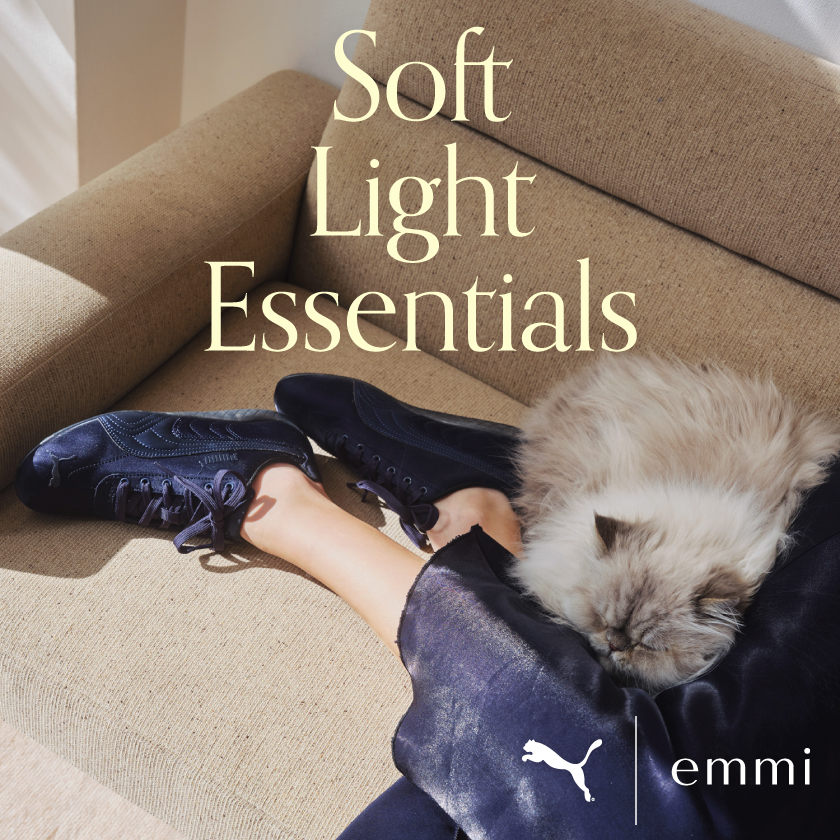 【2026年 2/15 & 2/19 発売】春らしいサテン素材のemmi × PUMA SPEEDCAT OG/SATIN (エミ プーマ スピードキャット サテン) [409014-01/409013-01]