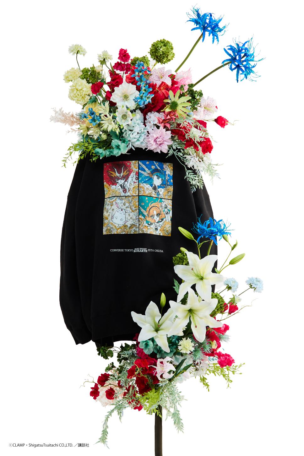 CONVERSE TOKYO × CLAMP コラボで「ツバサ-RESERVoir CHRoNiCLE」「魔法騎士レイアース」「CLOVER」が2026年 2/20 発売 (コンバーストウキョウ クランプ)