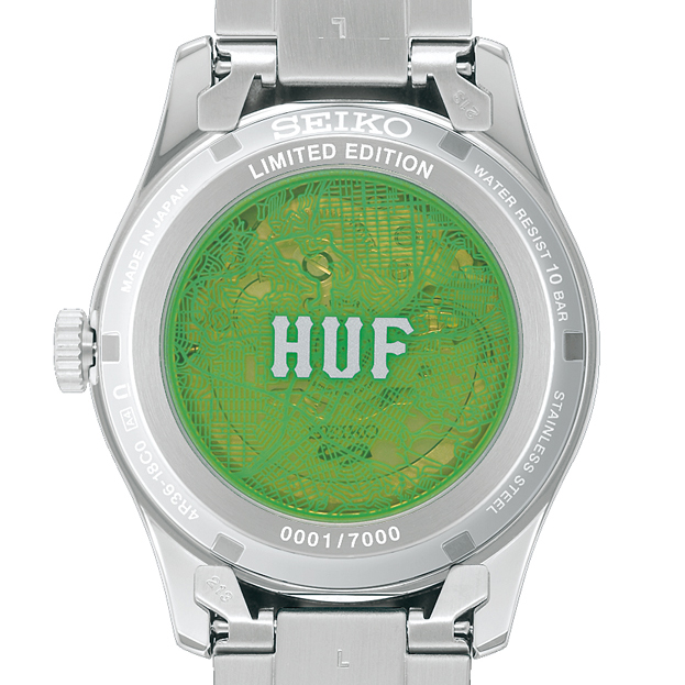 HUF x SEIKO 5 SPORTS SBSA323が2026年 3/6 発売 (ハフ セイコー スポーツ)
