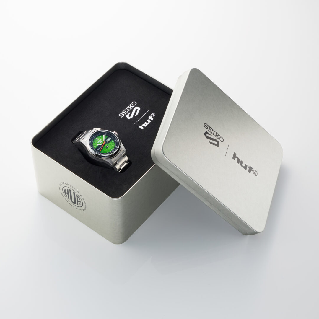 HUF x SEIKO 5 SPORTS SBSA323が2026年 3/6 発売 (ハフ セイコー スポーツ)