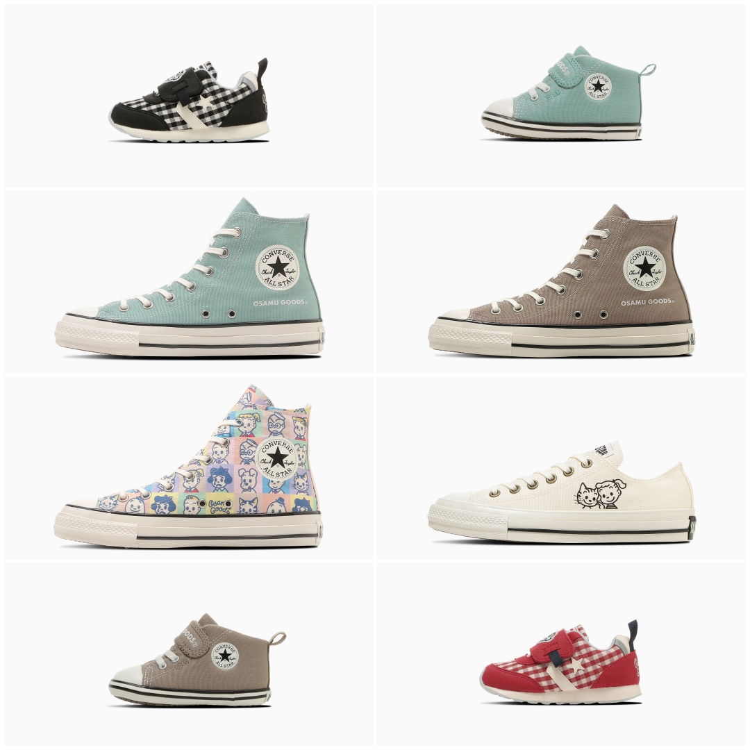 CONVERSE × OSAMU GOODS ALL STARが2026年 2/24 発売 (コンバース オールスター オサムグッズ 原田治)
