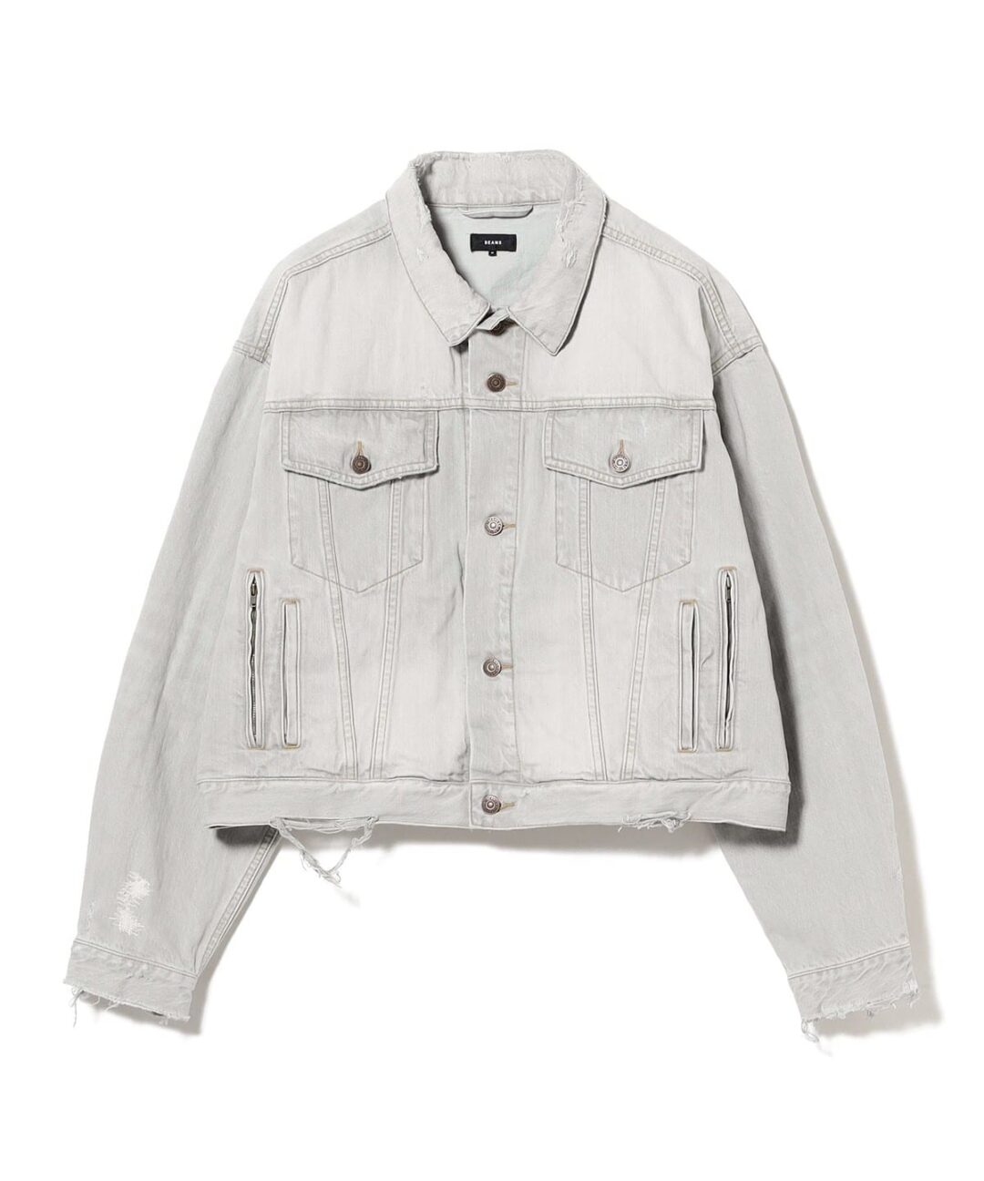 BEAMS 2026 SS “ダメージ デニム ジャケット ワイドショートフィット”が発売 (ビームス)