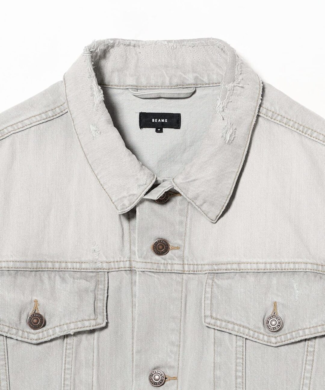 BEAMS 2026 SS “ダメージ デニム ジャケット ワイドショートフィット”が発売 (ビームス)