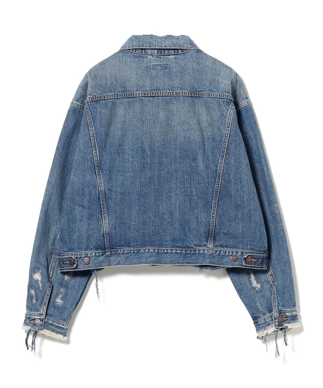 BEAMS 2026 SS “ダメージ デニム ジャケット ワイドショートフィット”が発売 (ビームス)