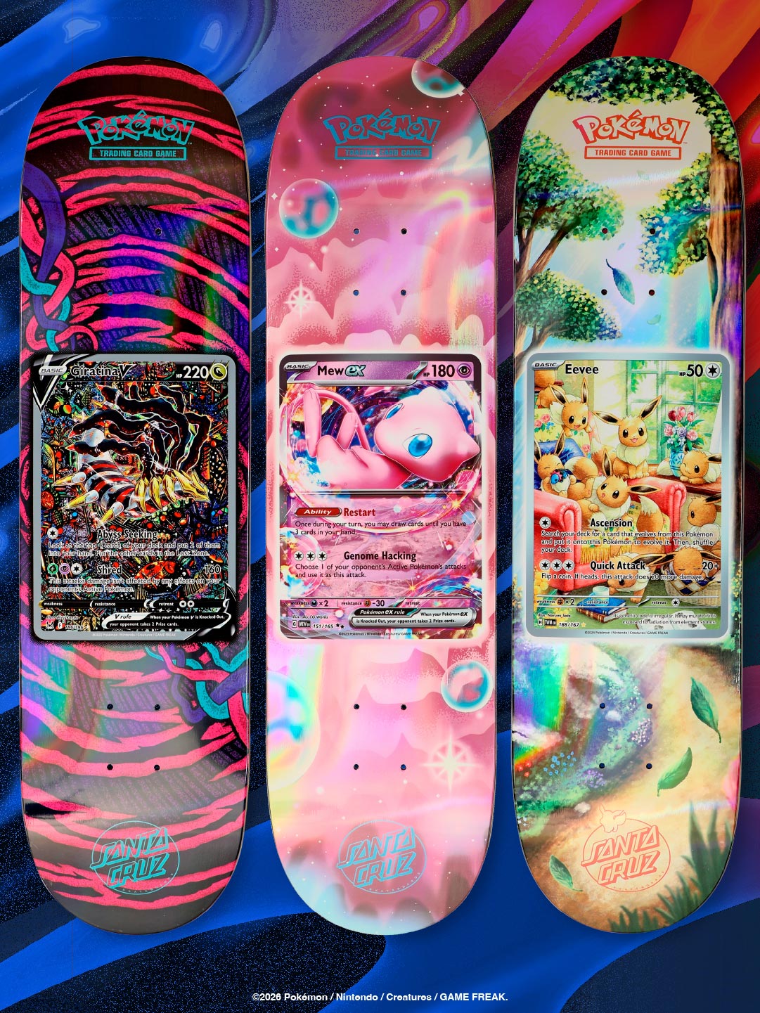 Pokemon × SANTA CRUZ 30種類のブラインドバッグ・スケートボードが2026年 10/17 発売 (ポケモン サンタクルーズ)