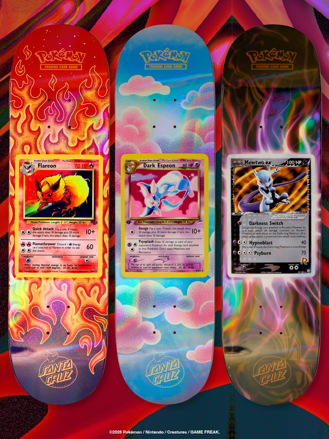 Pokemon × SANTA CRUZ 30種類のブラインドバッグ・スケートボードが2026年 10/17 発売 (ポケモン サンタクルーズ)