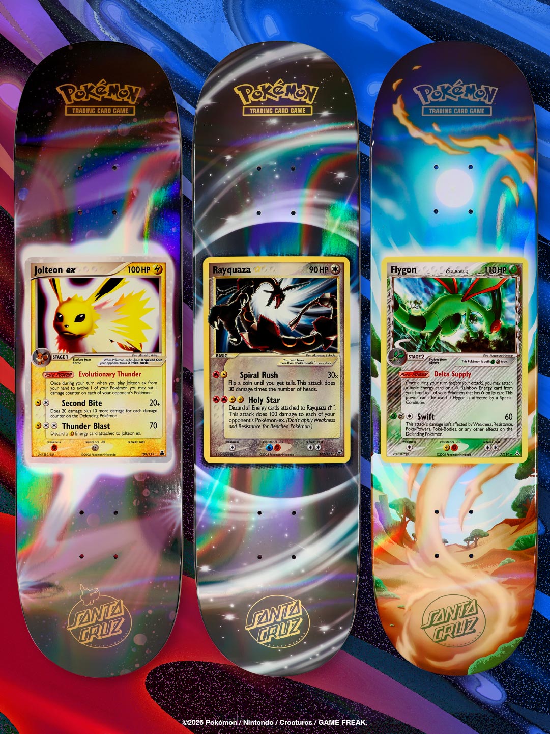 Pokemon × SANTA CRUZ 30種類のブラインドバッグ・スケートボードが2026年 10/17 発売 (ポケモン サンタクルーズ)